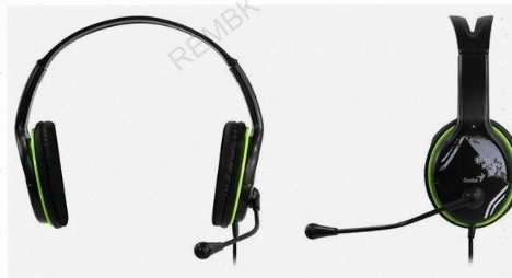 Компьютерная Гарнитура Genius hs-400a, Черный/зеленый - арт:7159 Макеевка