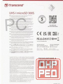 Карта Памяти 32gb Transcend ts32gusd300s-a Microsdhc Class 10 u1 300s + Адаптер - арт:4998 Макеевка - изображение 2