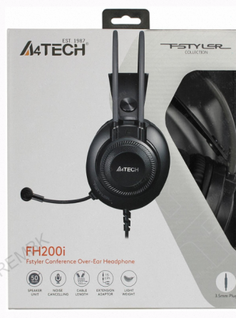 Наушники с Микрофоном a4tech Fstyler fh200i Серый 1.8м Накладные Оголовье (fh200i Grey) f - арт:8882 Макеевка