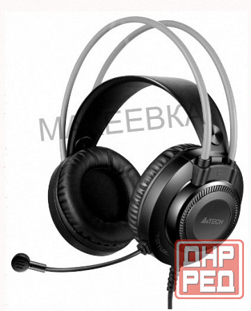 Наушники с Микрофоном a4tech Fstyler fh200i Серый 1.8м Накладные Оголовье (fh200i Grey) f - арт:8882 Макеевка - изображение 1