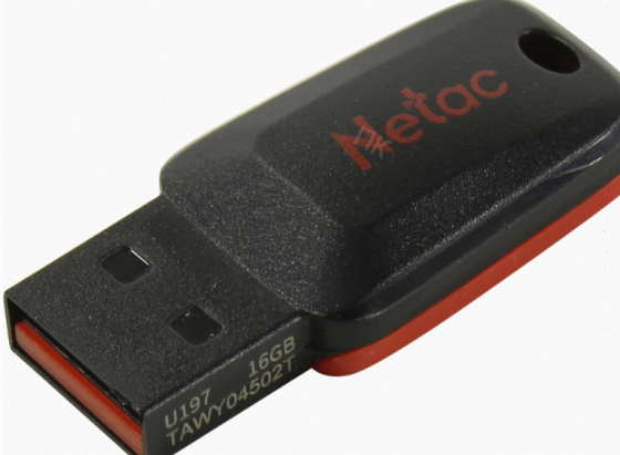 Флеш Диск Netac u197 16gb , Usb2.0, Пластиковая, Черная - арт:4603 Макеевка