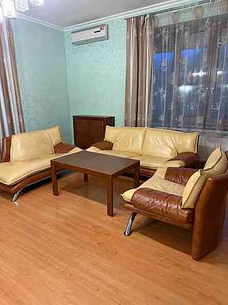 Мягкая мебель для гостиной (натуральная кожа) Донецк