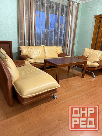 Мягкая мебель для гостиной (натуральная кожа) Донецк - изображение 2