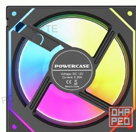Вентилятор Powercase m52-12, Argb, Черный - арт:2433 Макеевка - изображение 4