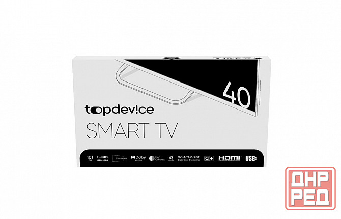 телевизор 40" Smart Android 11 Topdevice Донецк - изображение 4