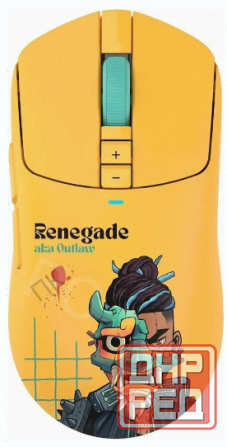 Мышь a4tech Bloody r72 Ultra Желтый Оптическая 20000dpi Беспров. Usb-c 6but - арт:6314 Макеевка - изображение 1