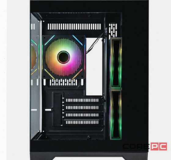 Корпус 1stplayer Megaview mv5-tp Argb Black (mv5-tp-bk-2fc7r-1fc7) / Matx / 3x120mm Argb - арт:3588 Макеевка