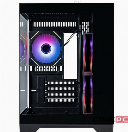 Корпус 1stplayer Megaview mv5-tp Argb Black (mv5-tp-bk-2fc7r-1fc7) / Matx / 3x120mm Argb - арт:3588 Макеевка