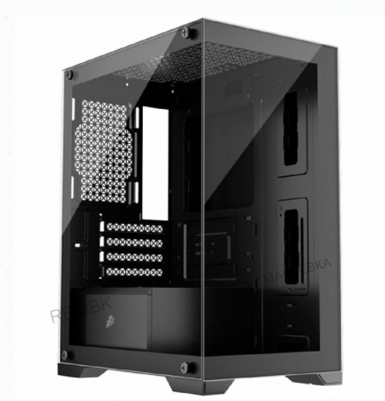 Корпус 1stplayer Miku mi2 Black (mi2-bk-3f1) / Matx / 3x120mm Led Fans - арт:4496 Макеевка