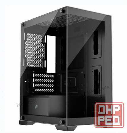 Корпус 1stplayer Miku mi2 Black (mi2-bk-3f1) / Matx / 3x120mm Led Fans - арт:4496 Макеевка - изображение 1