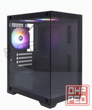 Корпус 1stplayer Miku mi2 Black (mi2-bk-3f1) / Matx / 3x120mm Led Fans - арт:4496 Макеевка - изображение 2