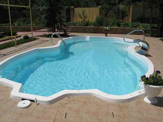 Бассейн стекловолоконный под ключ Донецк