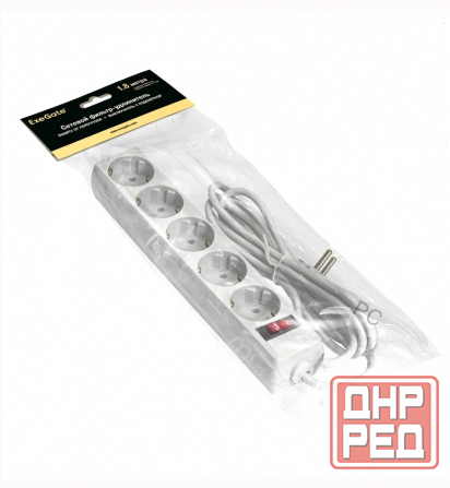 Сетевой Фильтр Exegate ex221174rus Сетевой Фильтр Exegate sp-5-1.8w (5 Розеток, 1.8м, Евр - арт:1785 Макеевка - изображение 1