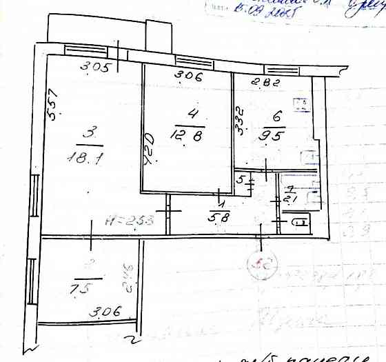 Продажа! 3-х комнатной квартиры в г. Мариуполь. Ул. Зелинского Мариуполь