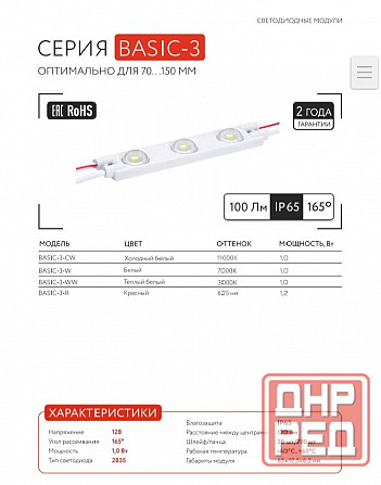 Светотехника для рекламы оптом | Модули, блоки питания, LED-лента, неон Донецк - изображение 3