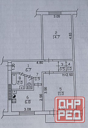 Продам 2-комнатную квартиру пр.Кремлевский, Октябрьский. Донецк - изображение 1