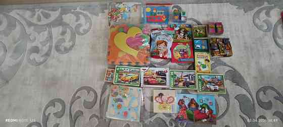 Продам пазлы (от простого к сложному) и коврик-пазл Донецк