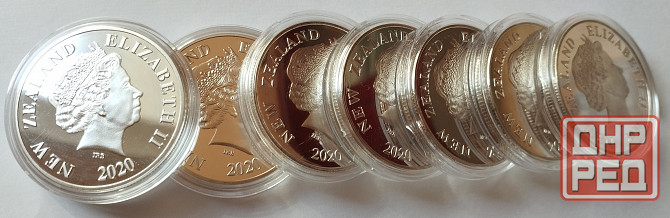 Монеты набор 7 унций 999 пробы Донецк - изображение 8