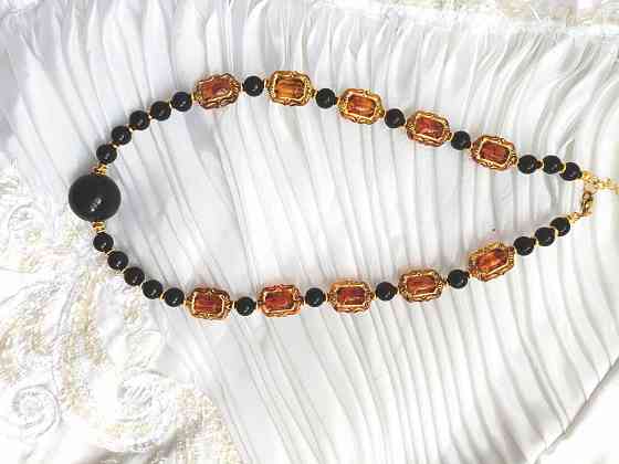 Колье -Янтарная ночь- Донецк