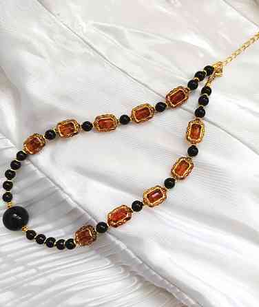 Колье -Янтарная ночь- Донецк