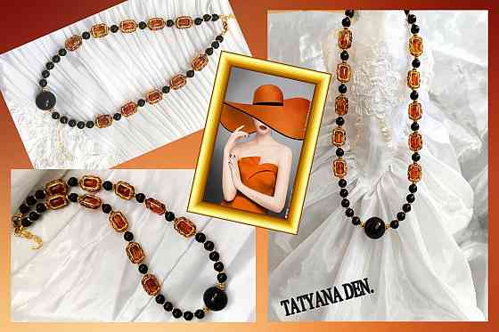 Колье -Янтарная ночь- Донецк