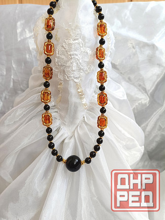 Колье -Янтарная ночь- Донецк - изображение 1