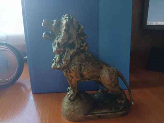 Статуэтка бронзовый лев Донецк