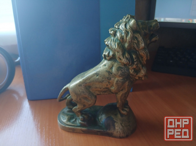 Статуэтка бронзовый лев Донецк - изображение 3