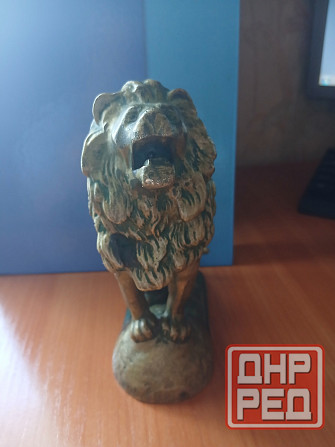 Статуэтка бронзовый лев Донецк - изображение 2