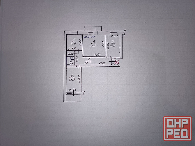 Продам 3-х комнатную квартиру по адресу пр. Ленина 89 в центре города Енакиево - изображение 9