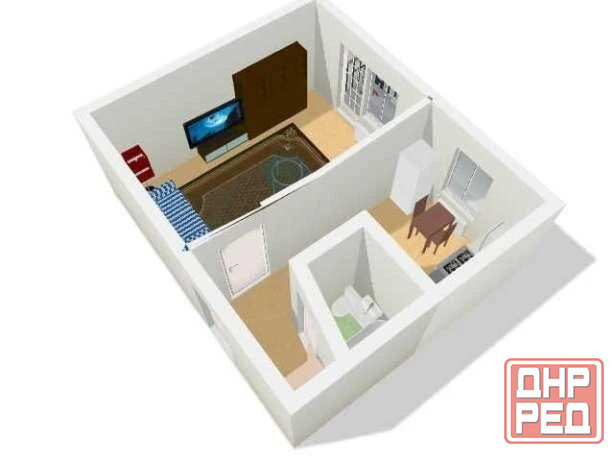 Продается однокомнатная квартира по ул. Артема Донецк - изображение 1