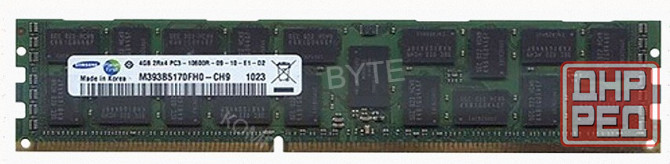 Оперативная Память Dimm Ddr3 Samsung 4 гб 1333мгц (m393b5170fh0-ch9) Ecc б/у - арт:9429 Макеевка - изображение 1