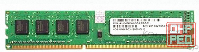 Оперативная Память Dimm Ddr3 Apacer 4 гб 1600 Мгц cl11 (au04gfa60catbgc) - арт:7821 Макеевка - изображение 1