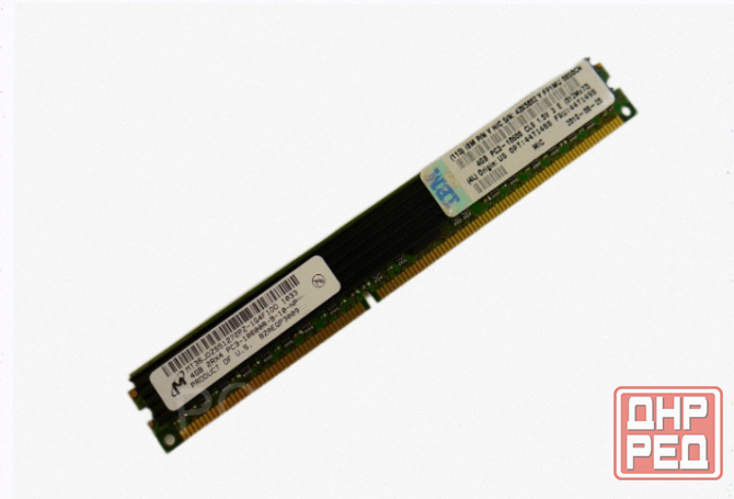Оперативная Память Ddr3 Micron 4 гб 1333 Мгц Dimm cl9 mt36jbzs51272py-1g4d1ba (ecc) б/у - арт:9993 Макеевка - изображение 1