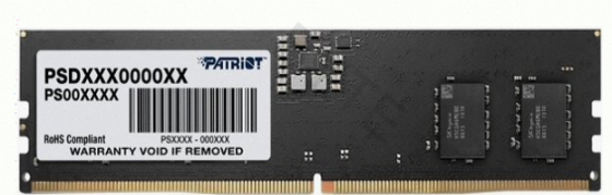 Оперативная Память Patriot Memory sl 8 гб (8 гб x 1 шт.) Ddr5 5200 Мгц Dimm cl42 Psd58g52 - арт:9490 Макеевка