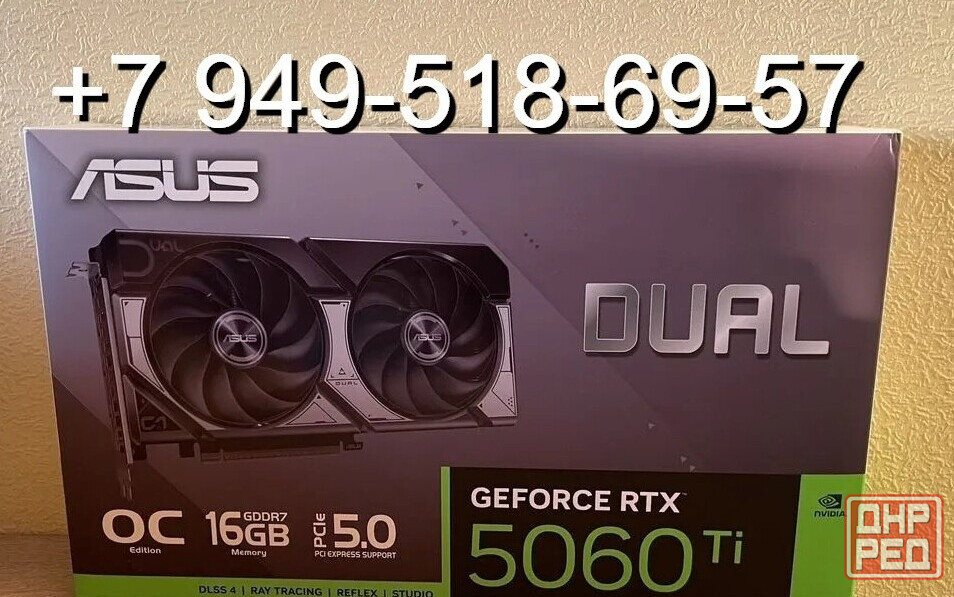ASUS RTX 5060 Ti Dual OC 16GB Донецк - изображение 1