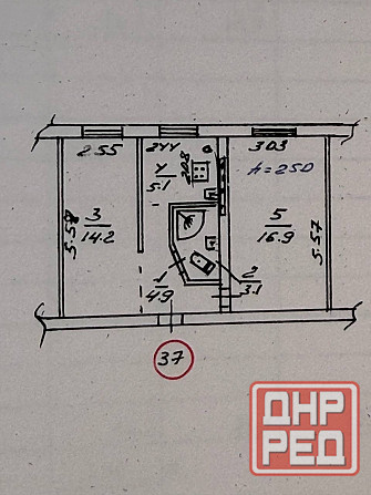 Продажа 2х Ком Квартиры Ленинский район/Цирк - Парк Щербакова - Документы Рф Донецк - изображение 2