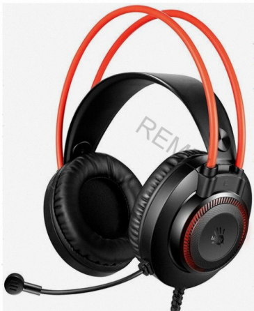 Наушники с Микрофоном a4tech Bloody g200 Aux3.5-4pin +usb Черно Красные - арт:8160 Макеевка
