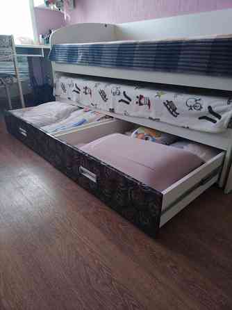 Кровать двухярусная с ящиками Макеевка