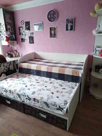 Кровать двухярусная с ящиками Макеевка