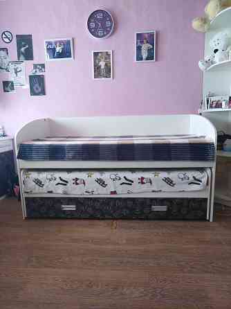 Кровать двухярусная с ящиками Макеевка