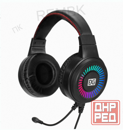 Полноразмерные Игровые Наушники с Микрофоном (гарнитура) Exegate Gaming hs-520g (usb, 2x3 - арт:9047 Макеевка - изображение 1