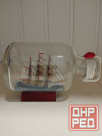 Статуэтка корабль в бутылки Донецк - изображение 1