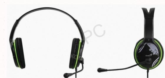 Компьютерная Гарнитура Genius hs-400a, Черный/зеленый - арт:1644 Макеевка