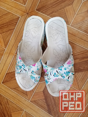 Продам босоножки шлепки сабо р. 39 25,5 см Донецк - изображение 5