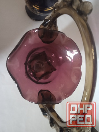 Ваза + конфетница толстое стекло Донецк - изображение 2