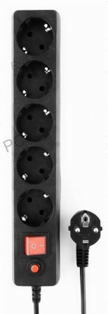 Сетевой Фильтр Гарнизон Енlb-4, 0,5 м, 5 Розеток, Черный - арт:3202 Макеевка