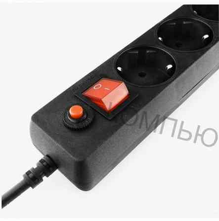 Сетевой Фильтр Гарнизон Енlb-4, 0,5 м, 5 Розеток, Черный - арт:3202 Макеевка