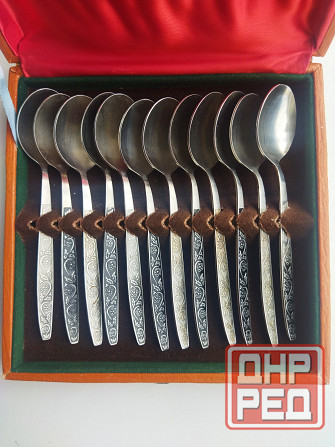 Подарочный набор чайных ложек ссср Донецк - изображение 1