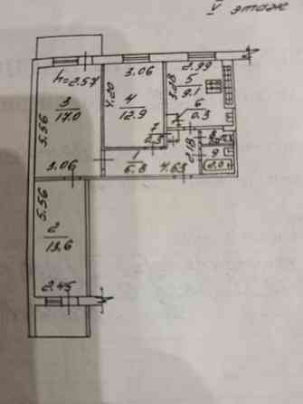 Продается трехкомнатная 6500000 пл.Бакинских Донецк